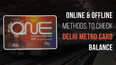 smart card balance check kaise kare|Check the balance in Metro Card in these easy steps.